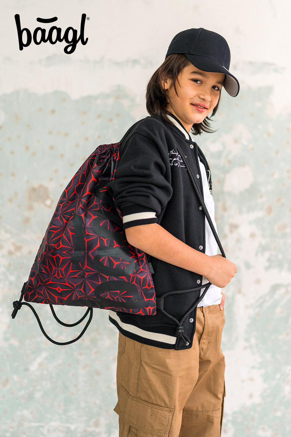 baagl-red-polygon-gym-sack-sac-sport-ficelle-rouge image 5