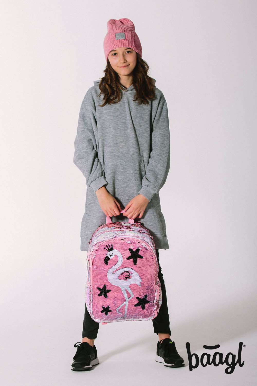 baagl-school-sets-fun-flamingo-cartable-26-l-trousses-fille image 5