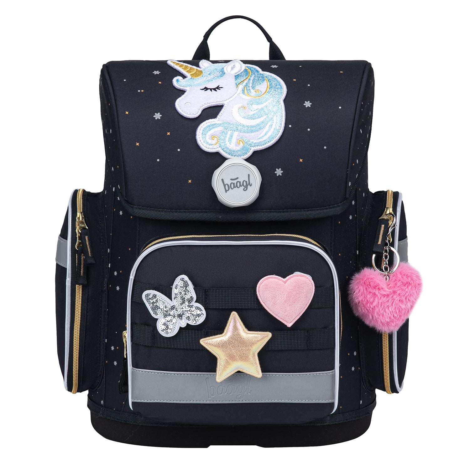 baagl-ergo-unicorn-gold-cartable-fille-19-l-ergonomique image 1