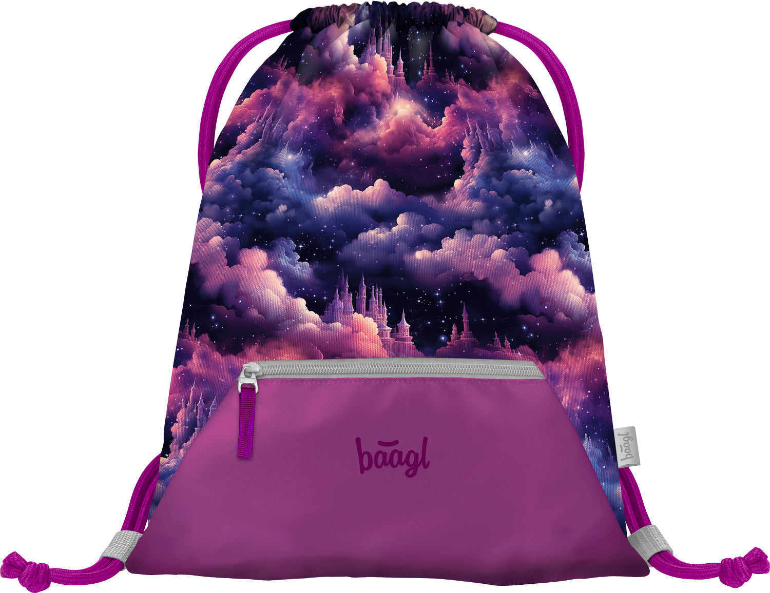 baagl-royal-unicorn-sac-gym-poche-zipp-e-mousqueton image 1