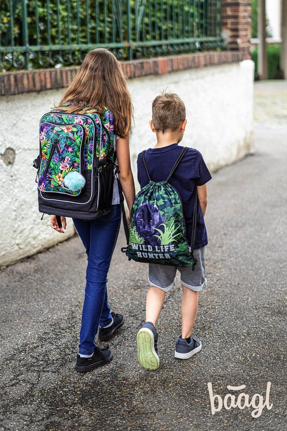 baagl-panther-sac-gym-enfant-noir-lavable image 6