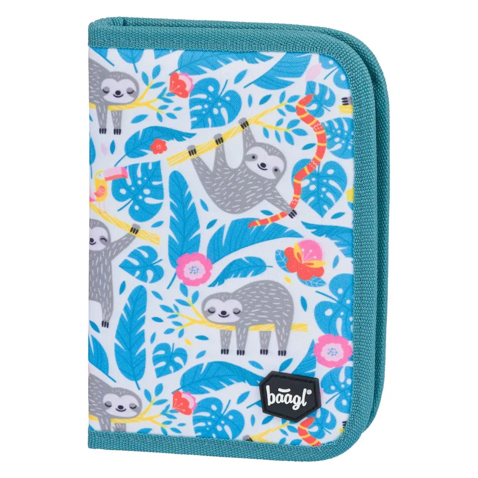 baagl-classic-pencil-cases-trousse-sloth-1-compartiment image 1