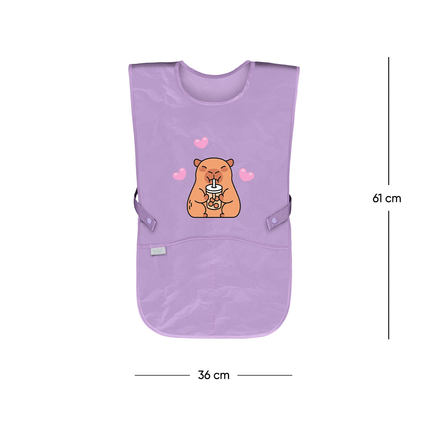 baagl-capybara-tablier-enfant-lavable-2-poches image 4