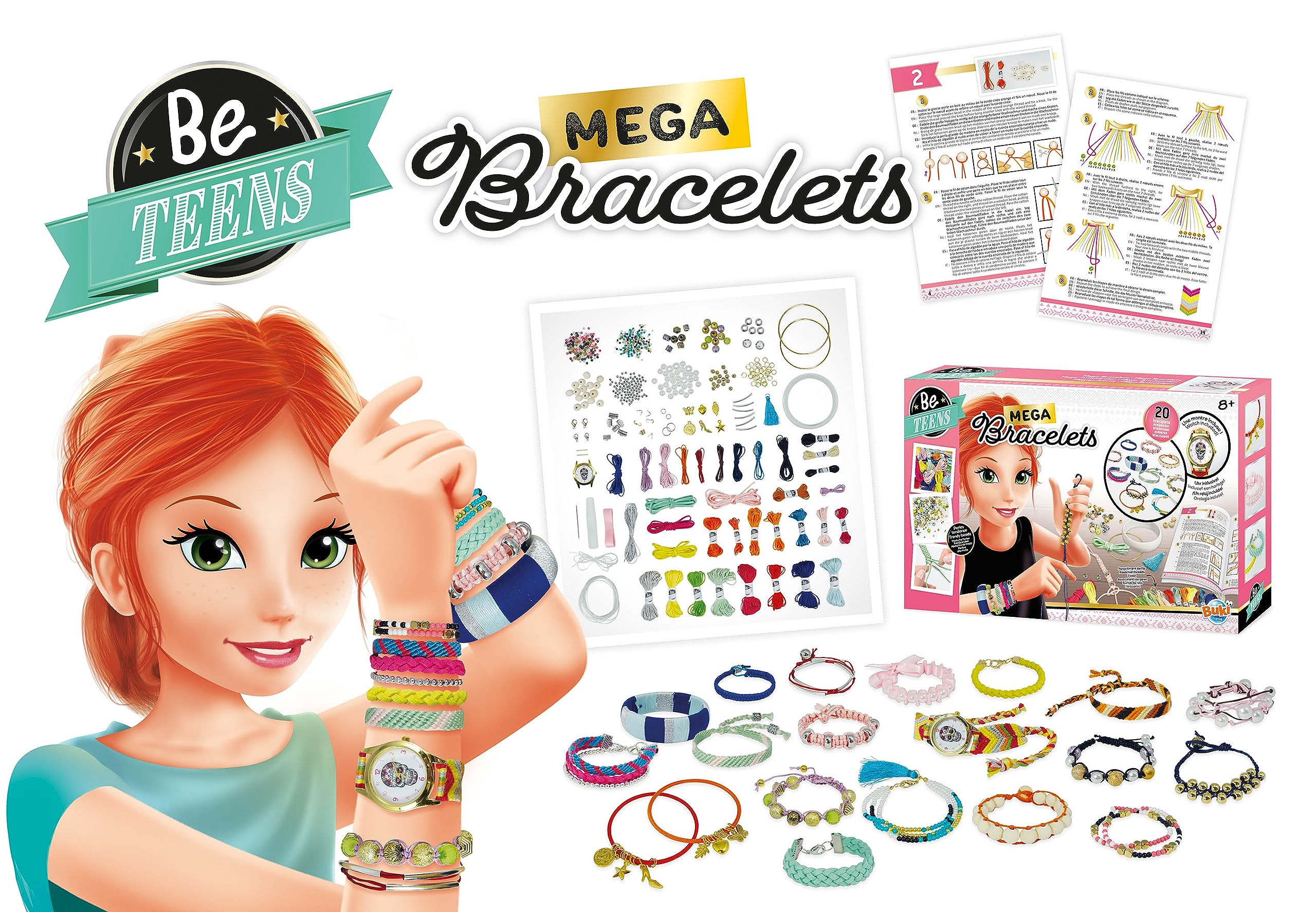 buki-be003-m-ga-bracelets-kit-20-bracelets-perles-8-ans image 2