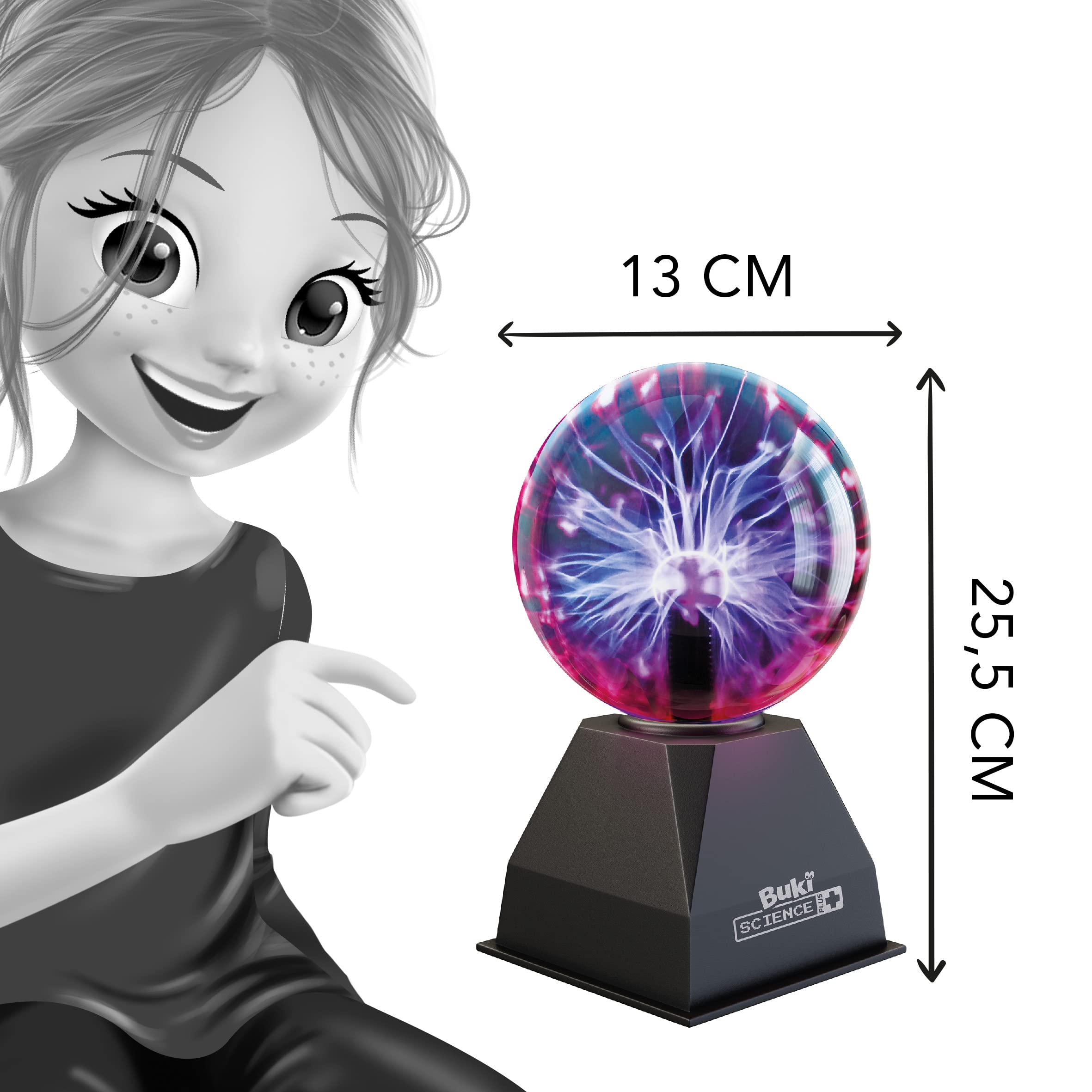 buki-science-boule-plasma-13-cm-violet image 3