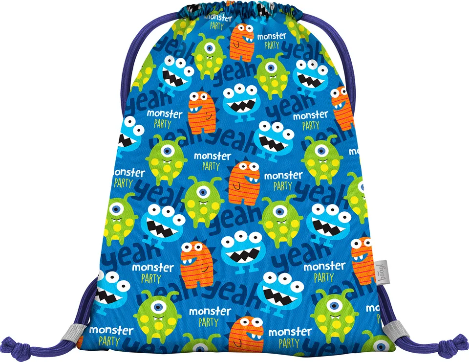baagl-monsters-sac-de-gym-maternelle-lavable image 1
