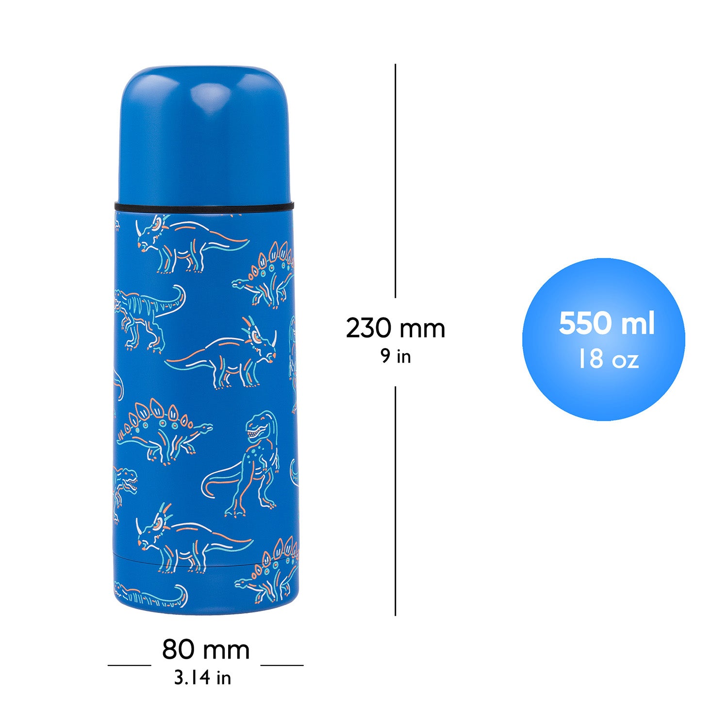 baagl-thermo-gourde-isotherme-dino-550-ml-inox image 4
