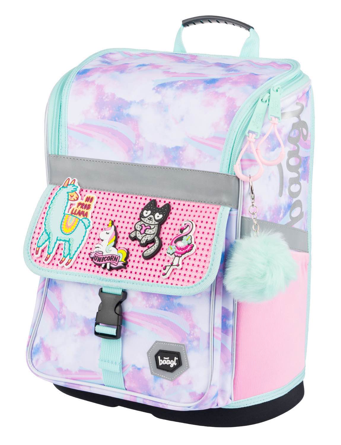 baagl-zippy-rainbow-diy-cartable-ergonomique-18-l-fille image 2