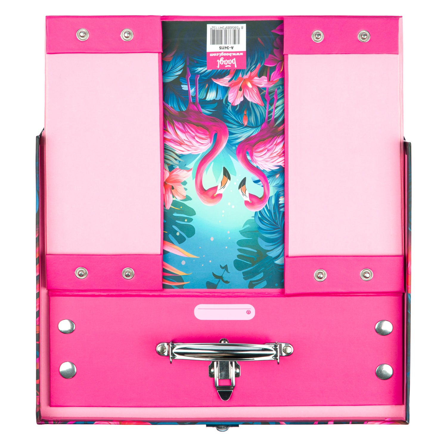 baagl-flamingos-mallette-scolaire-pliable-flamants image 4