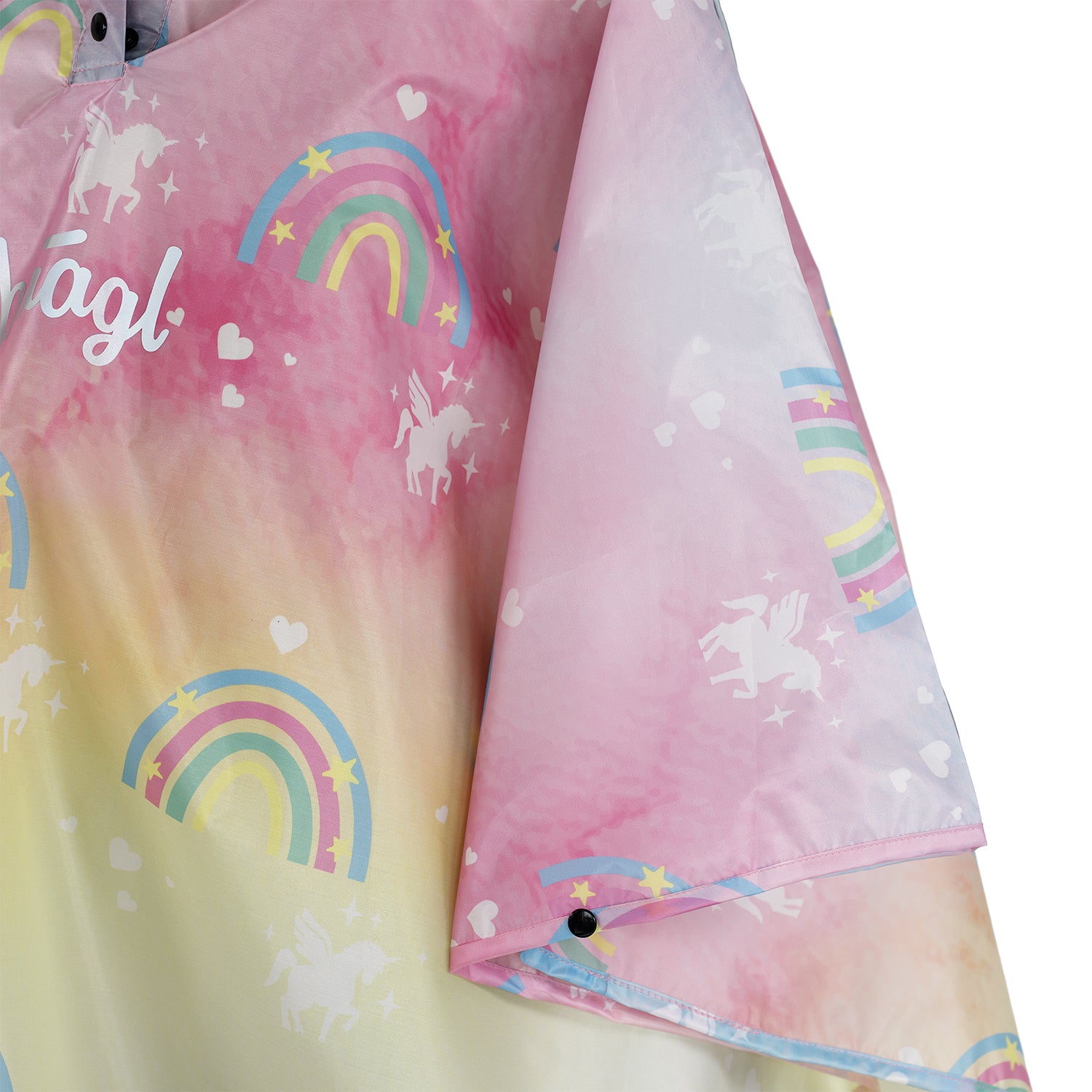 baagl-unicorn-poncho-pluie-enfant-licorne-xs-90-110-cm image 4