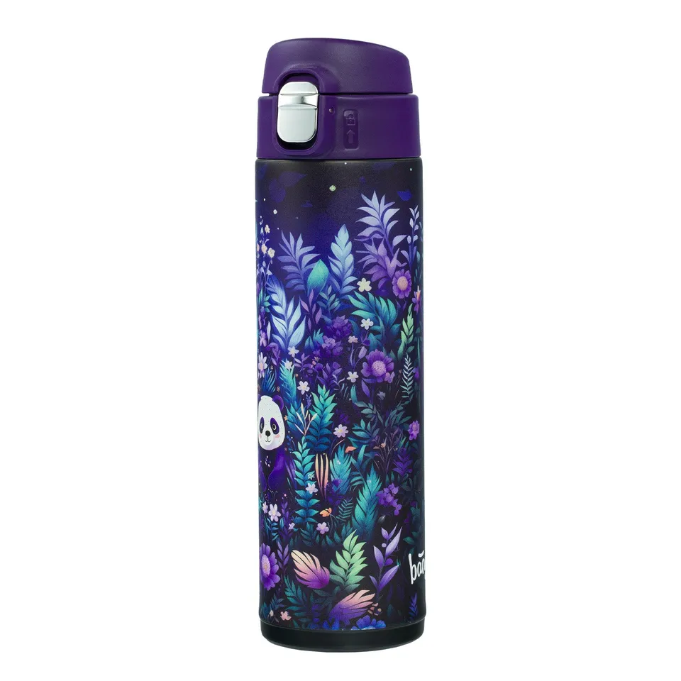 baagl-jungle-panda-gourde-isotherme-450-ml-inox image 1