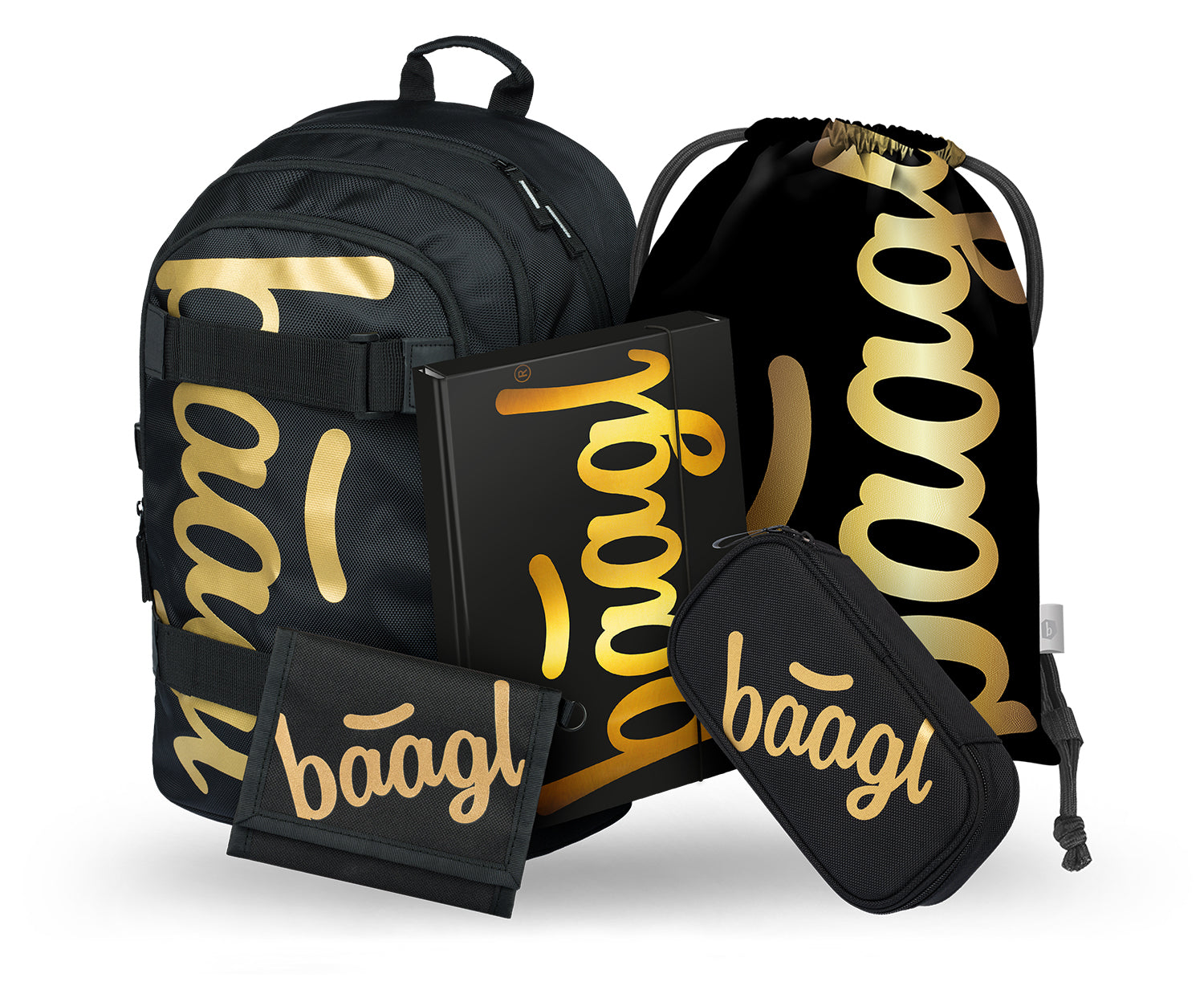 baagl-school-sets-skate-gold-ii-ensemble-sac-dos-25-l image 1