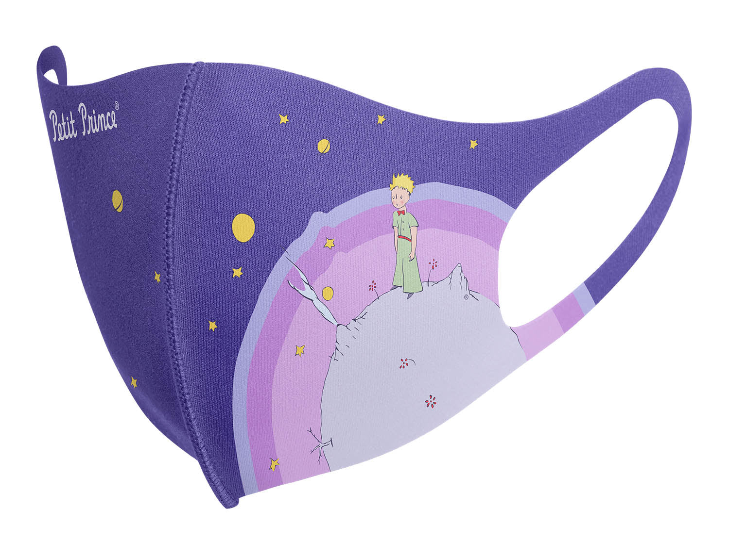 baagl-le-petit-prince-masque-adulte-tissu-lavable-ions-argent image 2