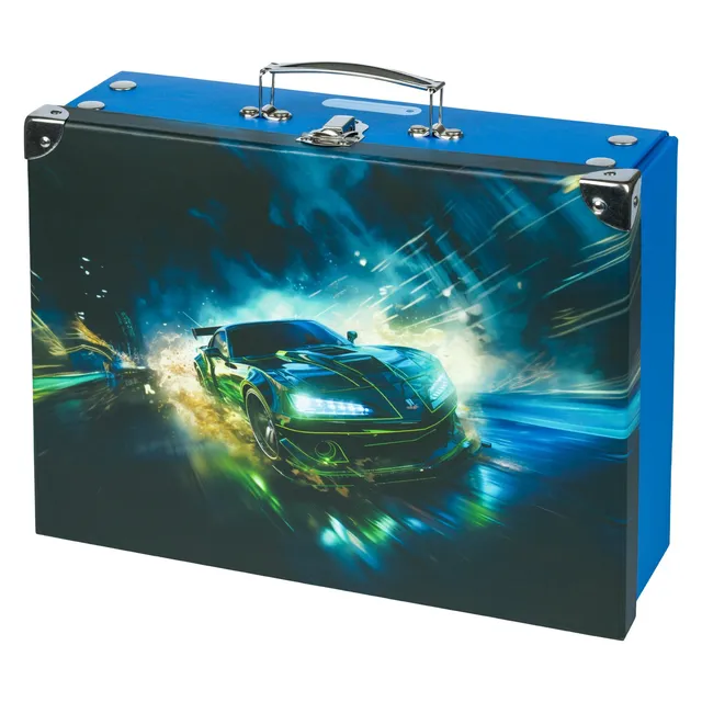 baagl-briefcases-racing-car-valisette-scolaire-pliable-voiture image 1