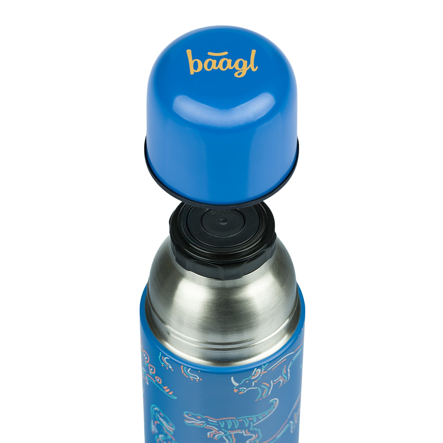 baagl-thermo-gourde-isotherme-dino-550-ml-inox image 3