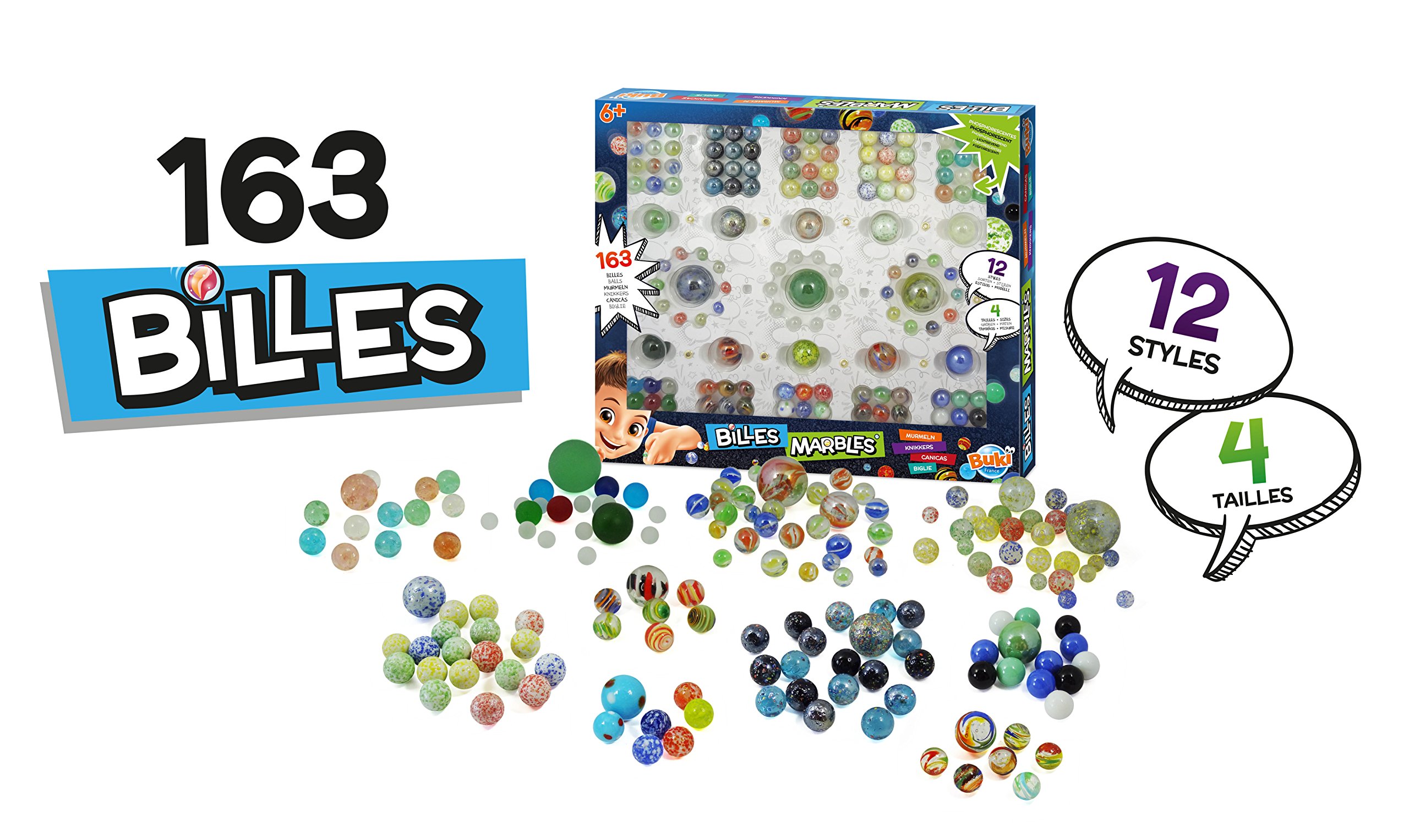buki-robots-pm855-coffret-163-billes-verre-4-tailles image 5