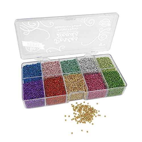 buki-pe013-bo-te-de-perles-m-talliques-10-couleurs-bijoux image 7