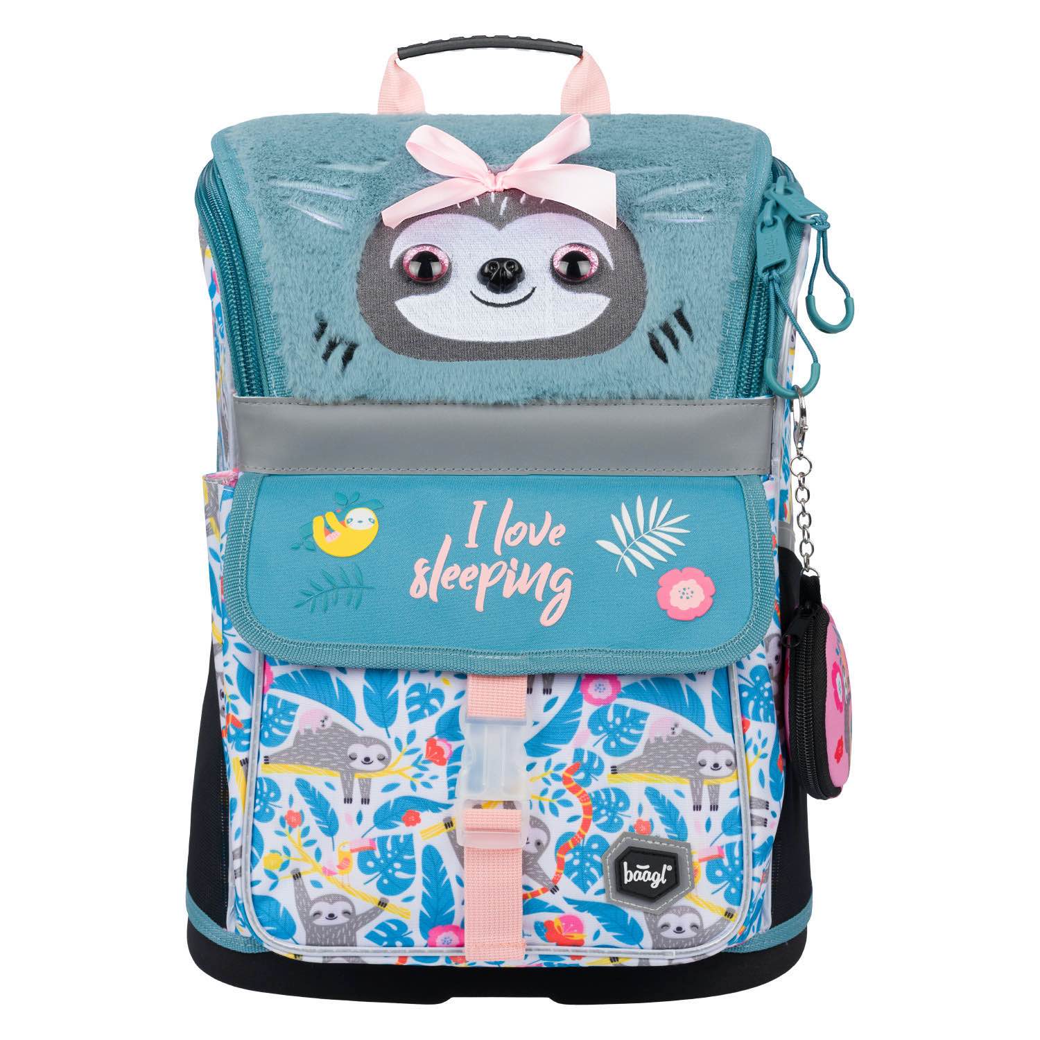 baagl-zippy-sloth-ensemble-scolaire-3-pi-ces-fille image 2