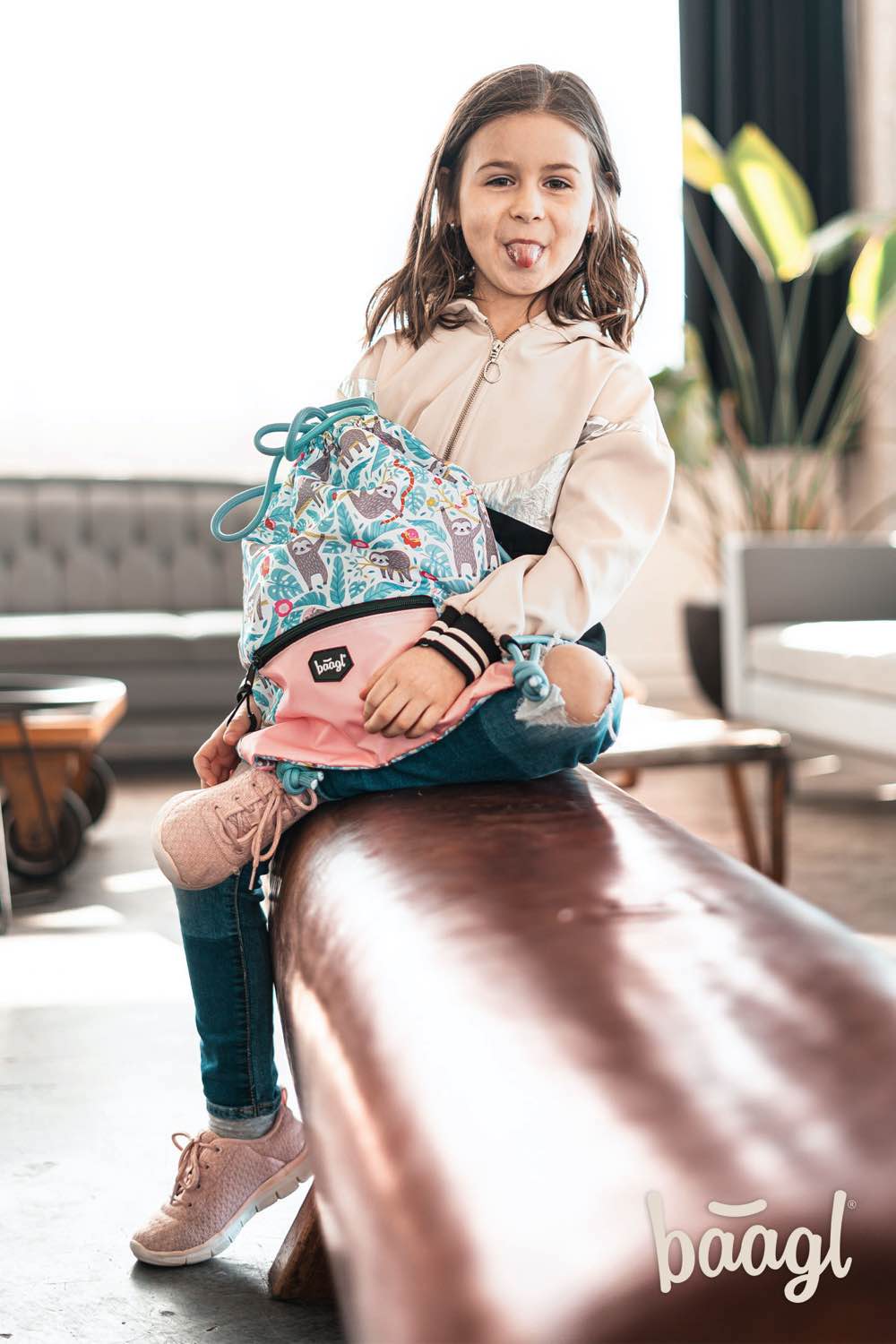 baagl-sloth-sac-gym-enfant-poche-zipp-e image 5