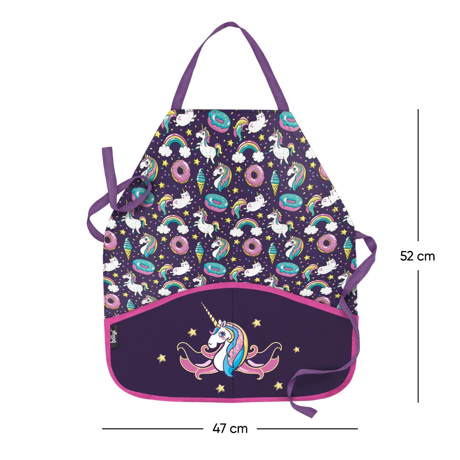 baagl-tablier-enfant-licorne-avec-poches image 3