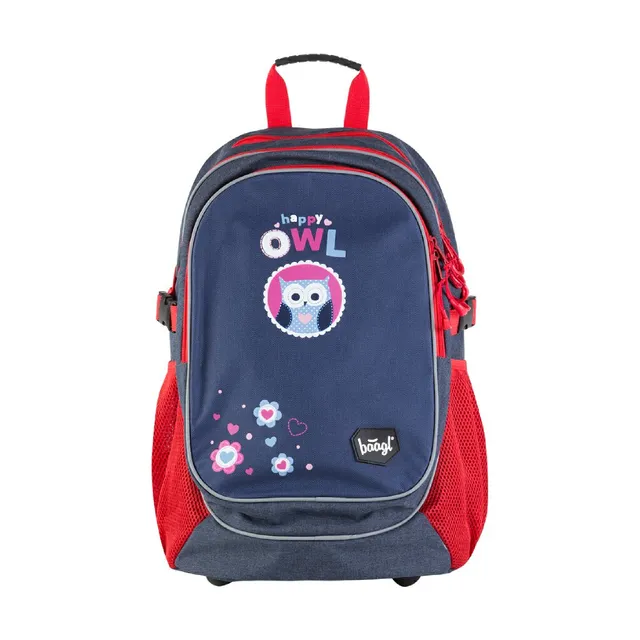 baagl-little-owls-cartable-23l-ergonomique-enfant image 1