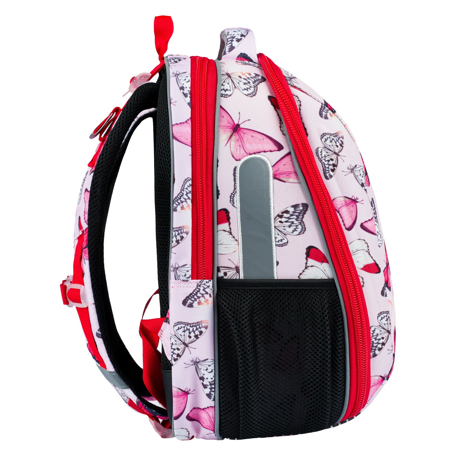 baagl-shelly-red-butterfly-cartable-23-l-imperm-able-fille image 3