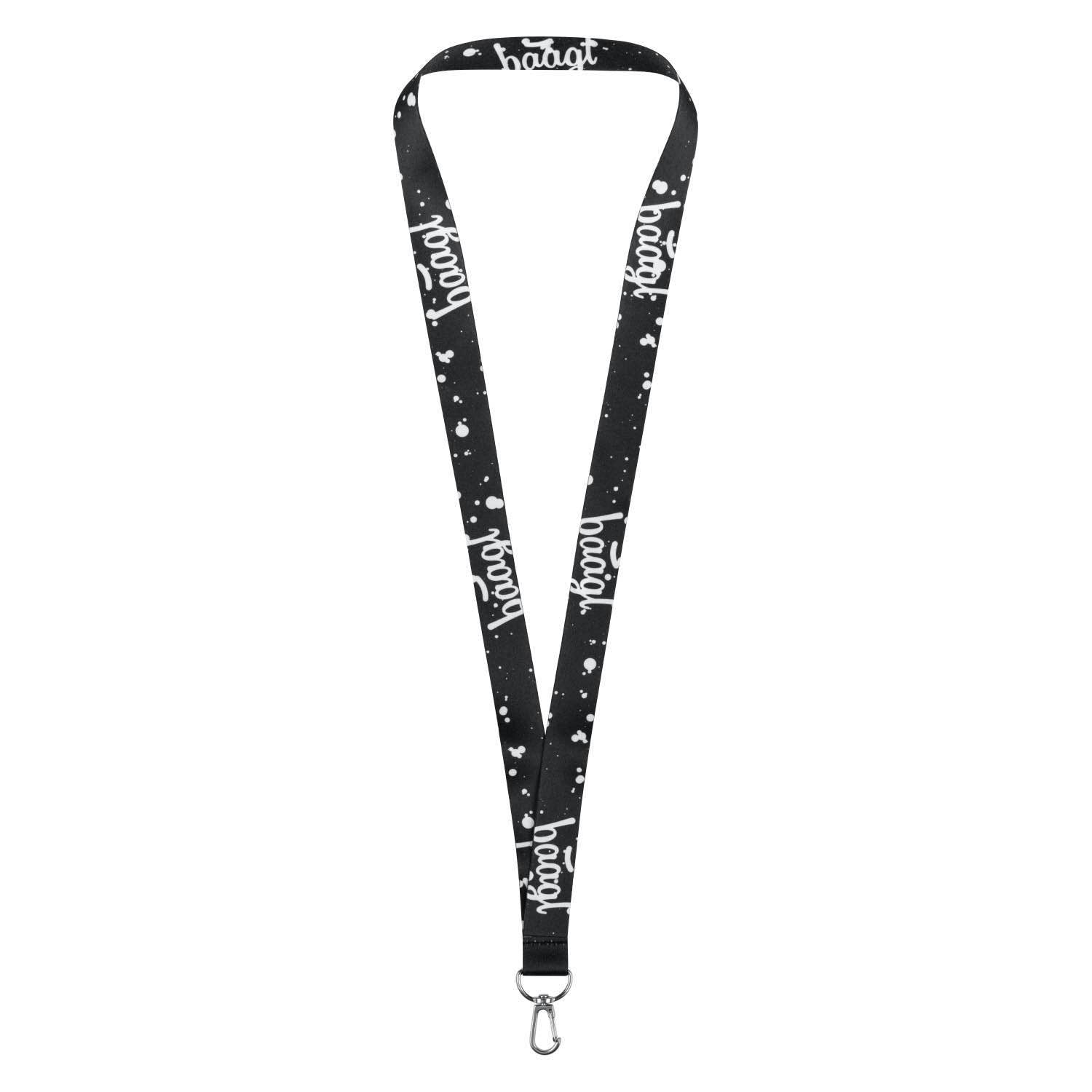 baagl-universe-lanyard-porte-cl-s-long-nylon-noir-logo image 1
