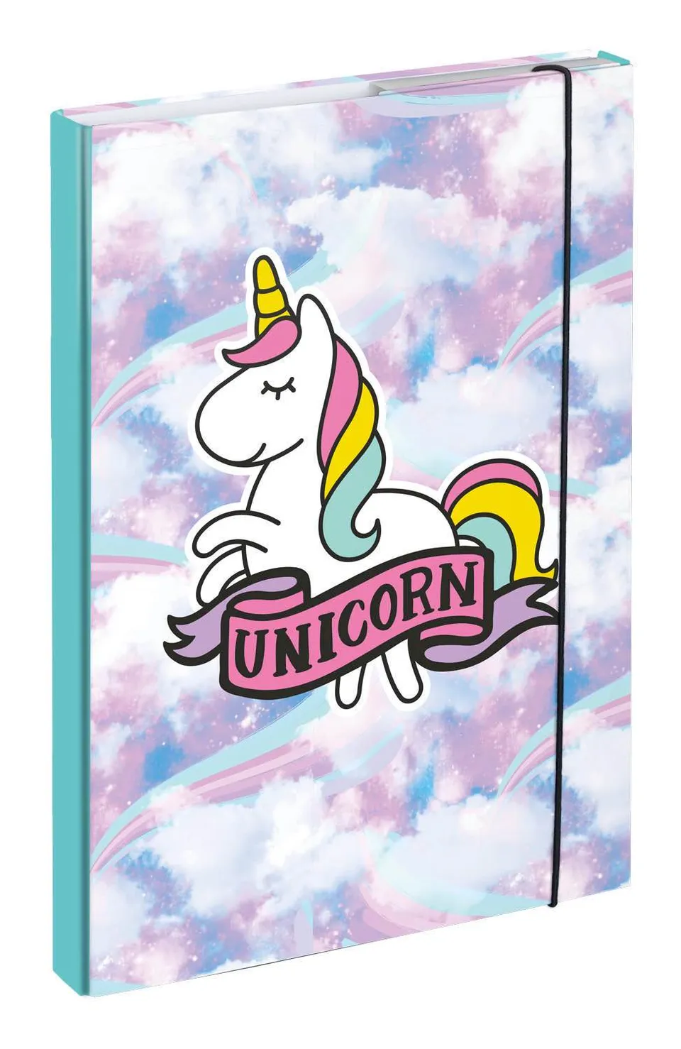 baagl-rainbow-heftbox-a4-chemise-lastique-arc-en-ciel image 1