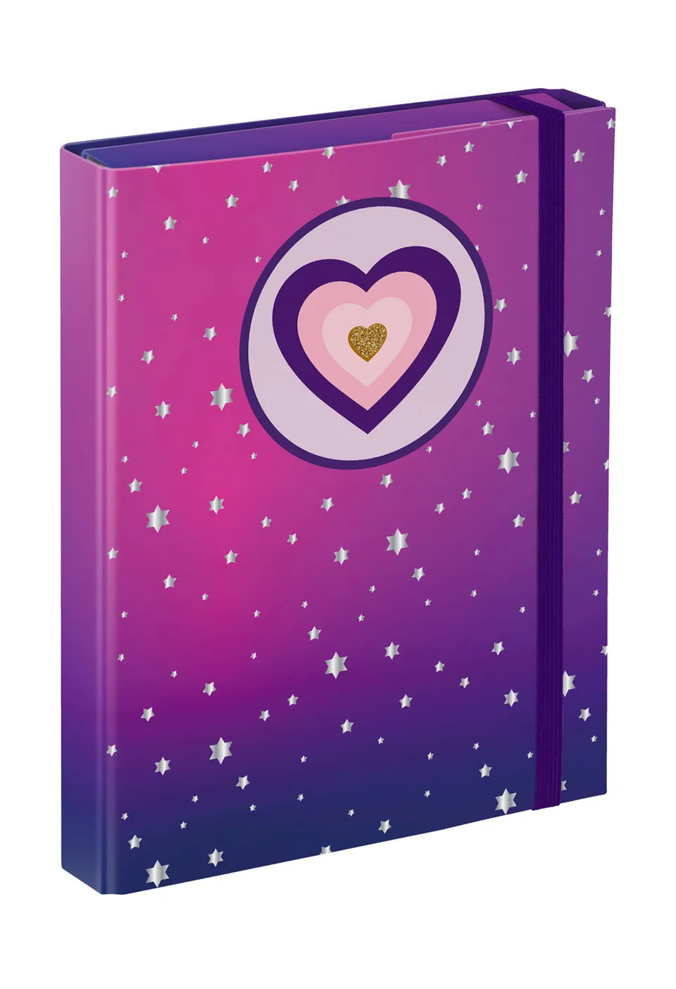 baagl-heart-chemise-a5-lastique-c-ur-documents image 1