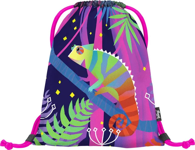 baagl-gym-sacks-chameleon-sac-gym-cam-l-on-lavable image 1