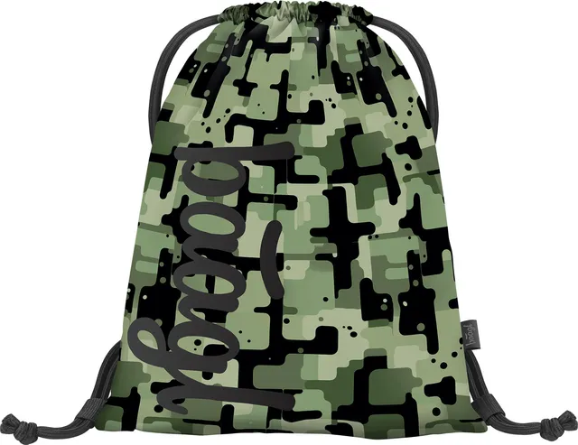 baagl-green-sac-sport-enfant-cordon-lavable-vert image 1