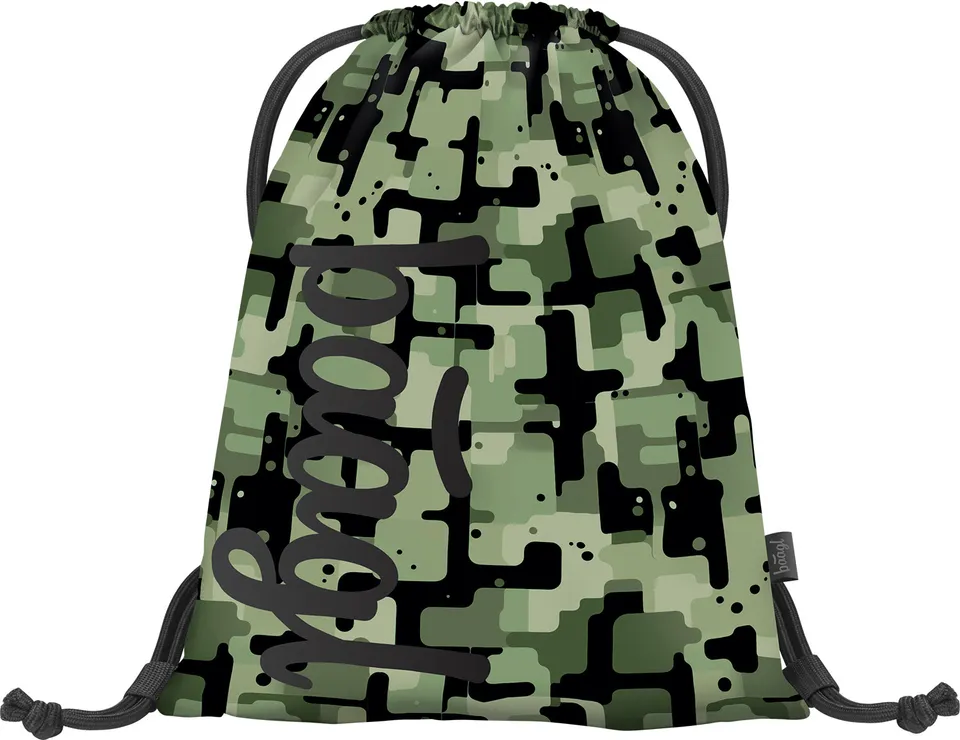 baagl-green-sac-sport-enfant-cordon-lavable-vert image 1
