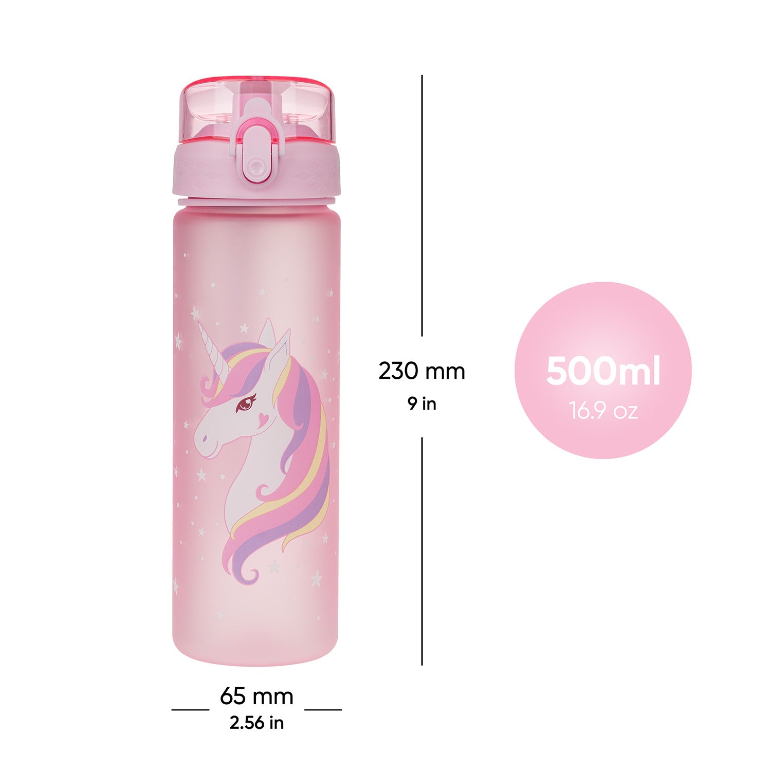 baagl-gourde-tritan-unicorn-500-ml-sans-bpa image 6
