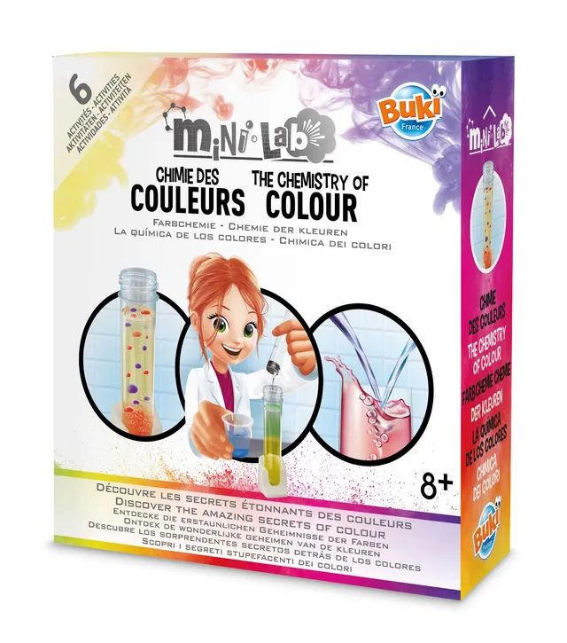 buki-science-3013-mini-lab-coffret-chimie-des-couleurs-8-ans image 1