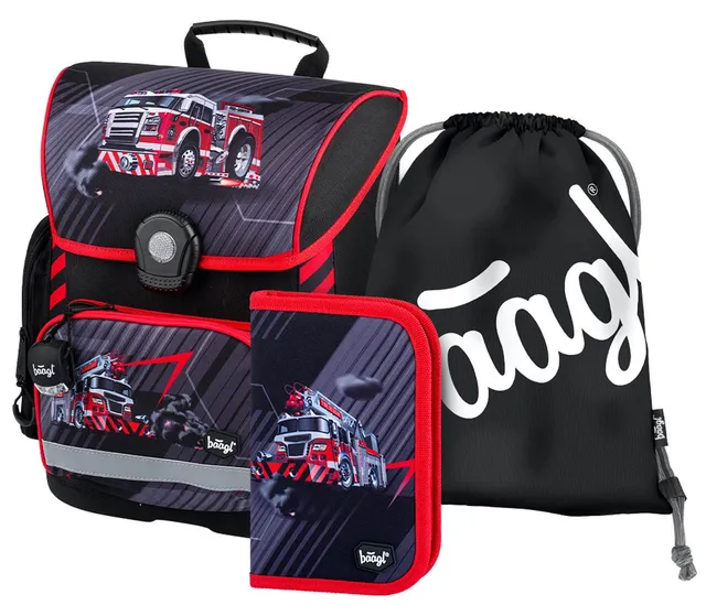 baagl-firetruck-ii-cartable-pompier-cp-rigide-ergonomique image 1