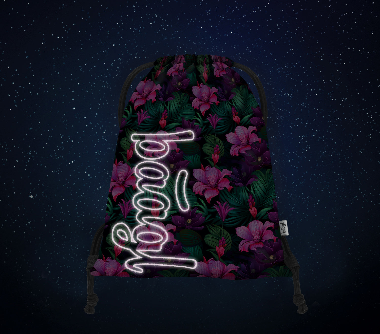 baagl-gym-sacks-paradise-sac-de-gym-enfant-lavable image 4