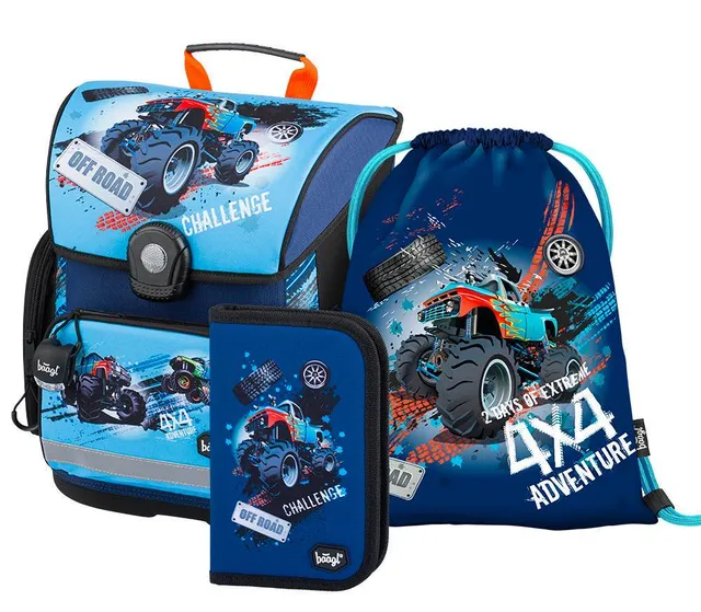 baagl-school-sets-cartable-truck-18-l-set-cartable-gar-on-cp image 1
