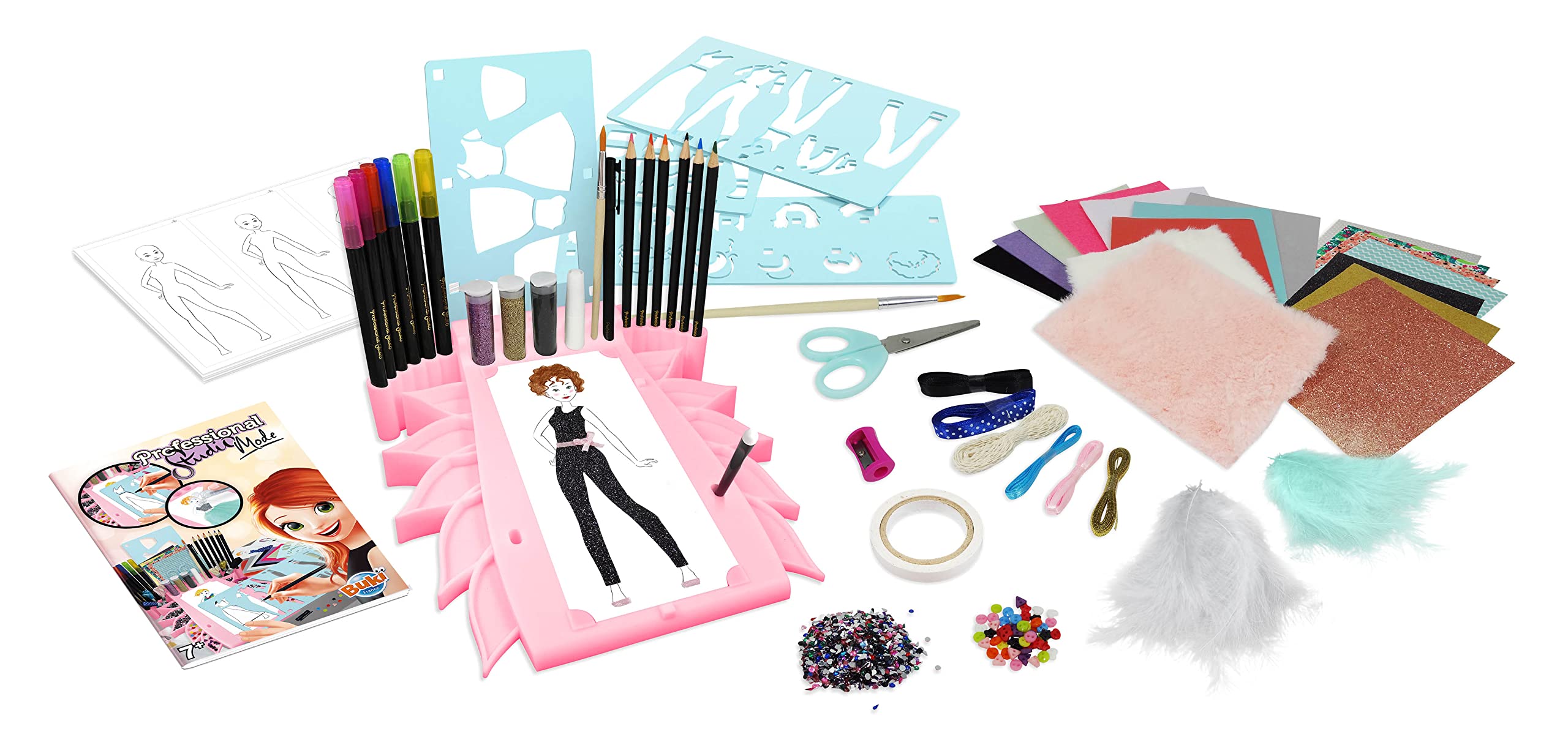 buki-professional-studio-5408-kit-dessin-mode-pochoirs-8-ans image 5