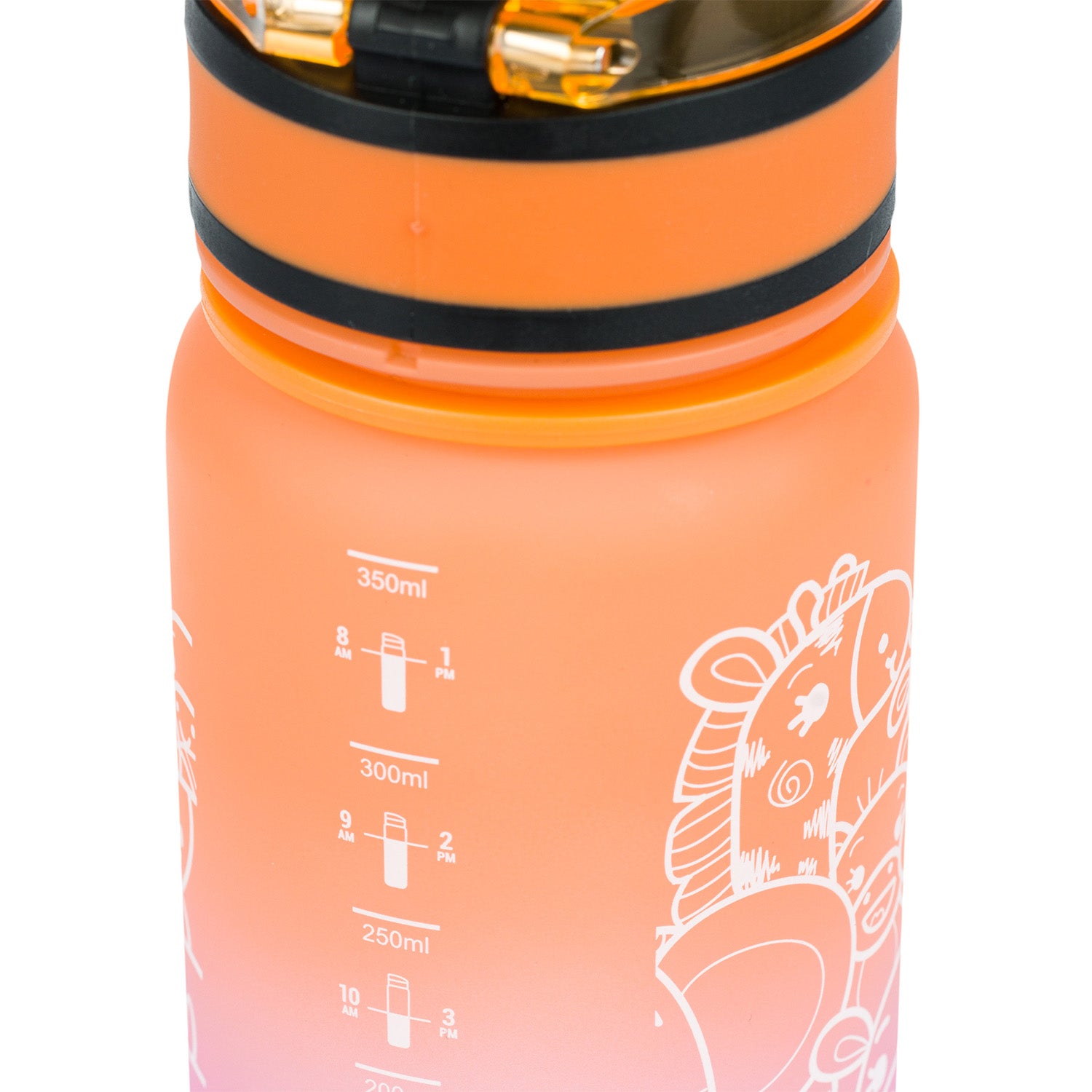 baagl-drinking-bottles-gourde-gradient-animals-350-ml image 3