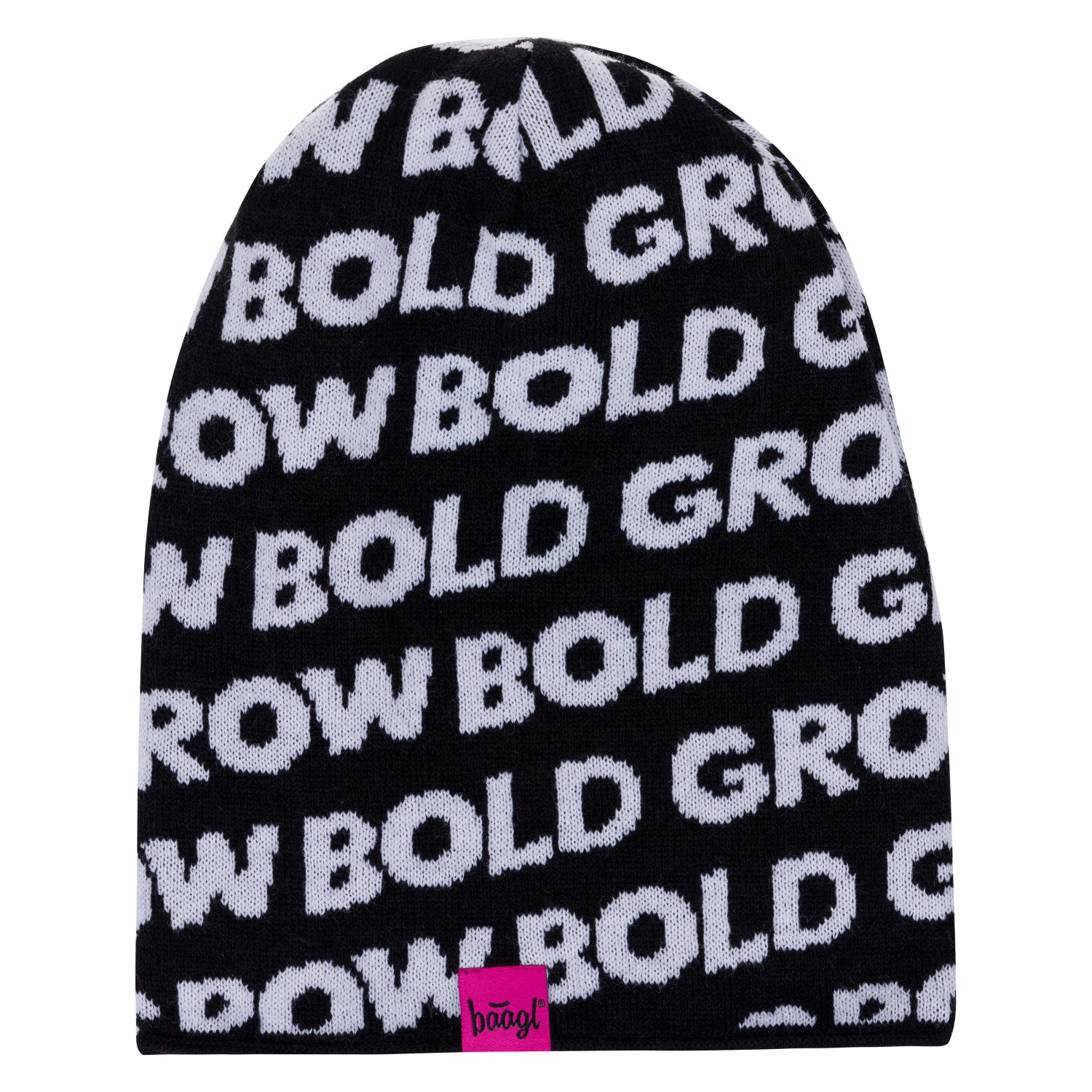 baagl-beanie-bonnet-rose-inscription-55-60-cm image 2