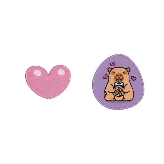 baagl-baaglies-patch-capybara-velcro-x2 image 1