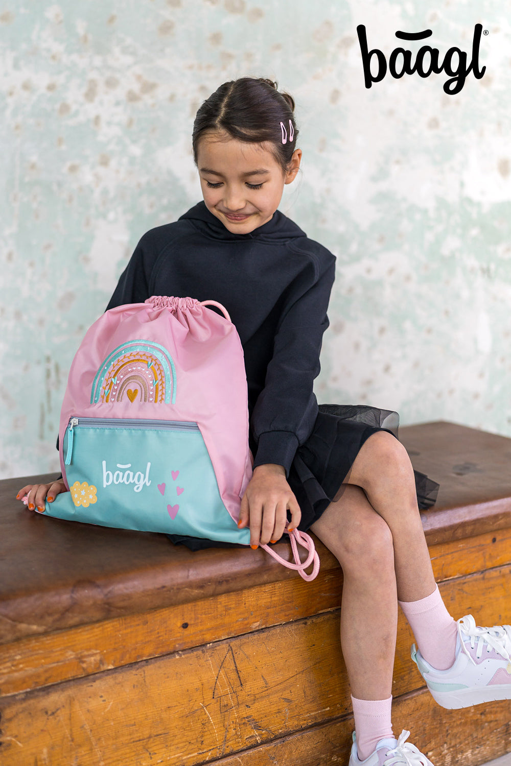 baagl-gym-sacks-sac-gym-pink-rainbow-poche-zipp-e image 5