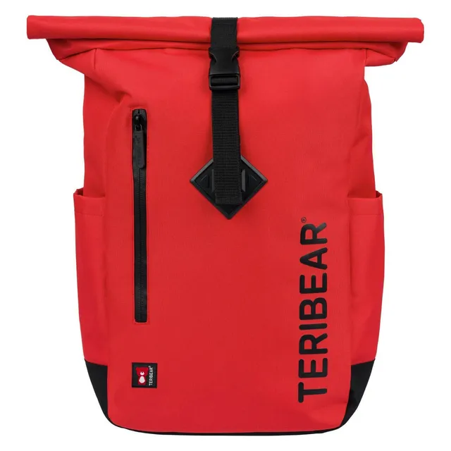 baagl-teribear-sac-dos-roll-top-rouge-17-l image 1