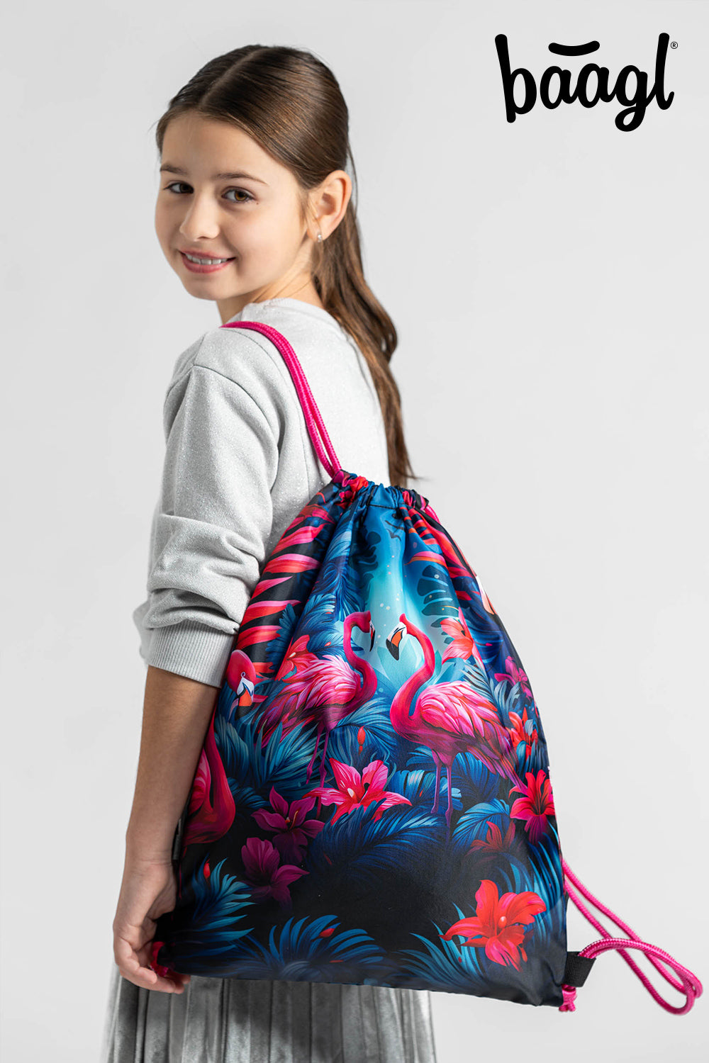 baagl-flamingos-sac-gym-enfant-flamants-roses-cordon image 4