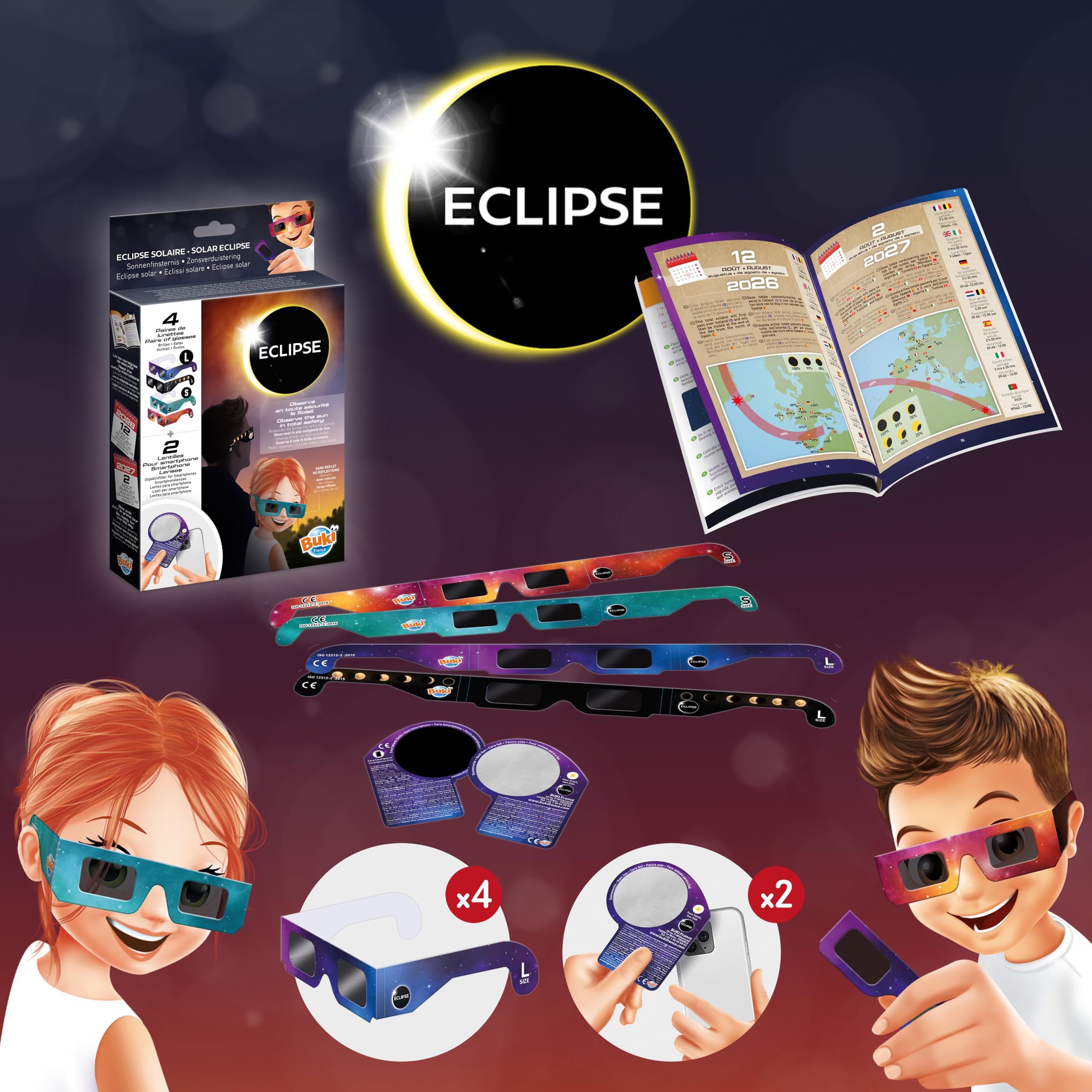 buki-espace-lunettes-clipse-solaire-family-pack-4-paires image 8