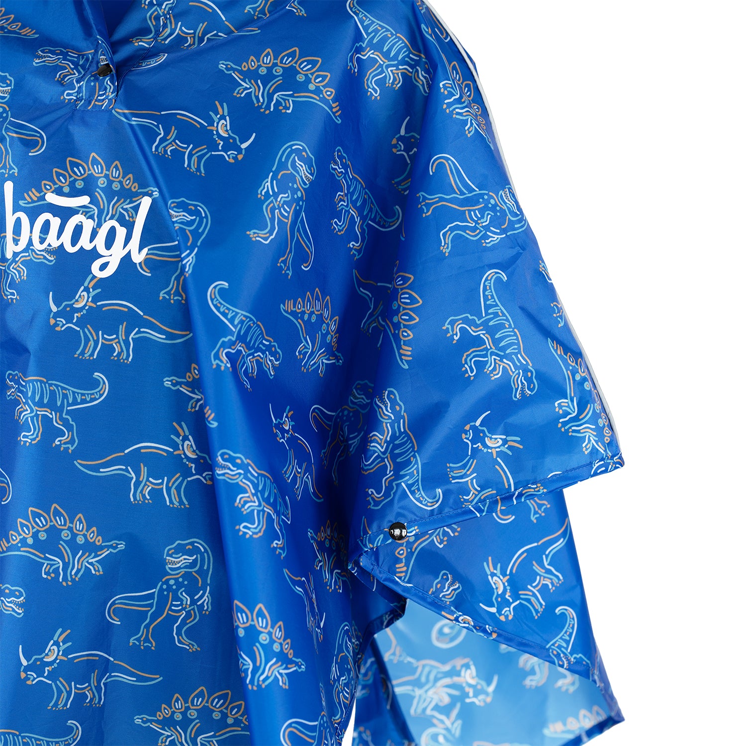 baagl-dino-poncho-pluie-xs-90-110-cm-avec-capuche image 4