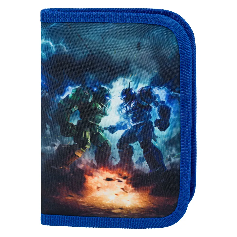 baagl-classic-robots-plumier-1-compartiment-motif-robots image 1
