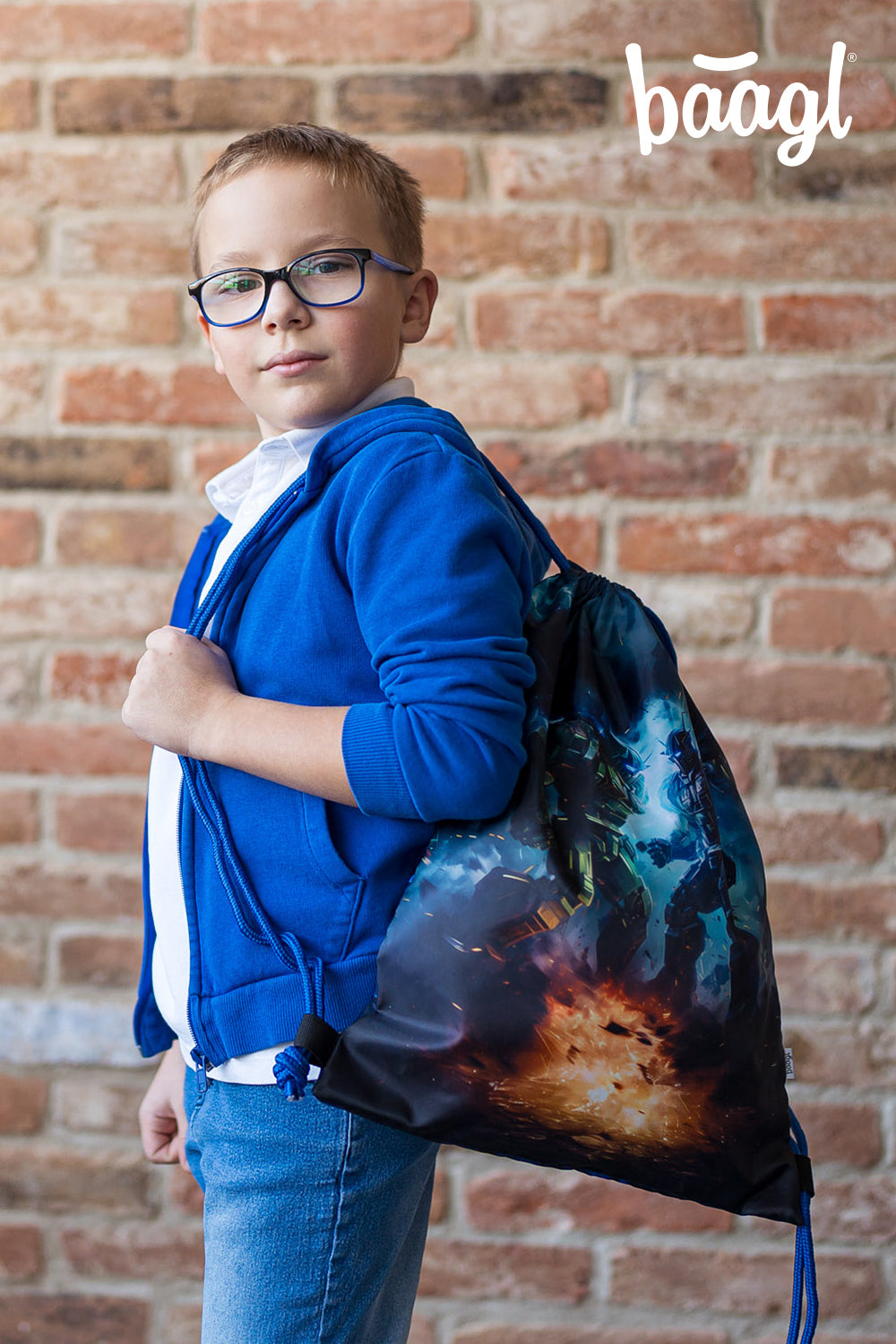 baagl-robots-sac-gym-enfant-lavable-avec-mousqueton image 4