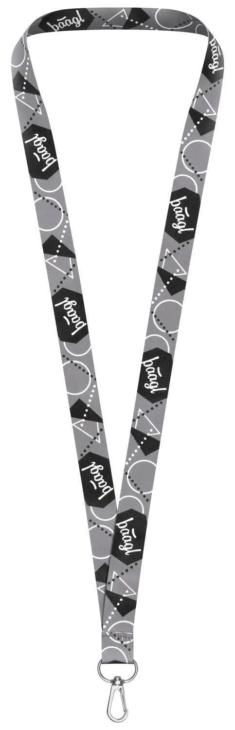baagl-porte-cl-s-long-lanyard-gris-nylon-imprim image 1