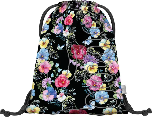 baagl-skate-flowers-sac-de-gym-logo-phosphorescent-lavable image 1